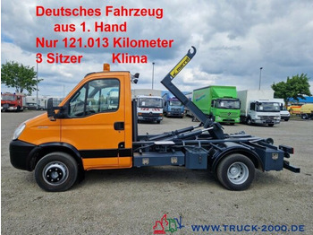 Iveco Daily 65C18 K City Abroller Nur 121.013 KM Klima - Φορτηγό φόρτωσης γάντζου: φωτογραφία 1