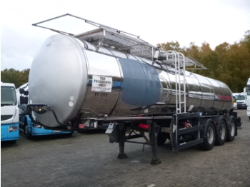 Επικαθήμενο βυτίο για τη μεταφορά τροφίμων Clayton Food tank inox 23.5 m3 / 1 comp + pump: φωτογραφία 1
