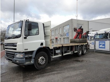 DAF FAT75-360 6x4 FULL STEEL OPEN BODY WITH FASSI 19 - Τηλεσκοπικός γερανός