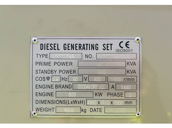 Doosan DP222CC - 1000 kVA Generator - DPX-19859  - Βιομηχανική γεννήτρια: φωτογραφία 4
