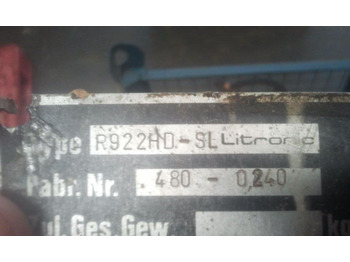 LIEBHERR R922LI S/N: 480-0240  - Άλλα μηχανήματα: φωτογραφία 4