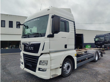MAN TGX 26.460 Euro6 BDF - Φορτηγό μεταφοράς εμπορευματοκιβωτίων/ Κινητό αμάξωμα: φωτογραφία 1
