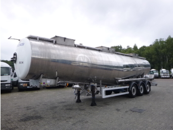 Επικαθήμενο βυτίο για τη μεταφορά χημικών ουσιών Magyar Chemical tank inox 31.5 m3 / 3 comp: φωτογραφία 1