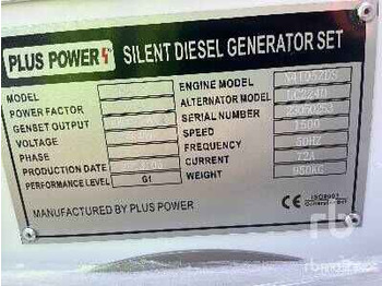 PLUS POWER GF2-50 50 kVA (Unused) - Βιομηχανική γεννήτρια: φωτογραφία 5