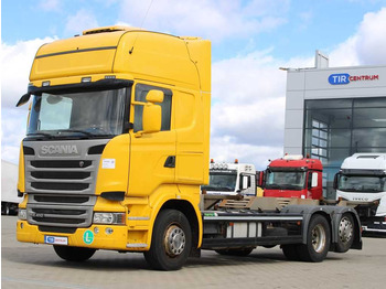 Scania R410, BDF, 6x2, EURO 6, SECONDARY AIR CONDITION  - Φορτηγό μεταφοράς εμπορευματοκιβωτίων/ Κινητό αμάξωμα: φωτογραφία 1