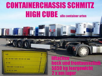 Schmitz SCF 24 G / HIGH CUBE 20/30/40/45 2x vorhanden - Επικαθήμενο μεταφοράς εμπορευματοκιβωτίων/ Κινητό αμάξωμα
