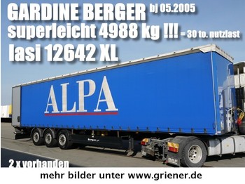  BERGER SAPL 24/ LASI XL / 4988 kg leergewicht !! - Επικαθήμενο κουρτίνα