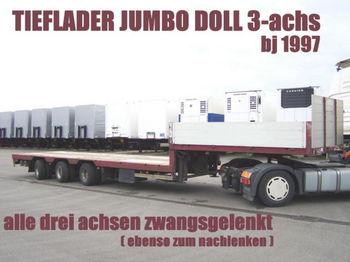 Doll TIEFLADER JUMBO 3achs ZWANGSGELENKT schwanenhals - Επικαθήμενο πλατφόρμα/ Καρότσα
