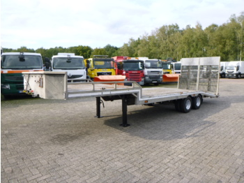 Veldhuizen Semi-lowbed trailer (light commercial) P37-2 + ramps + winch - Επικαθήμενο με χαμηλό δάπεδο