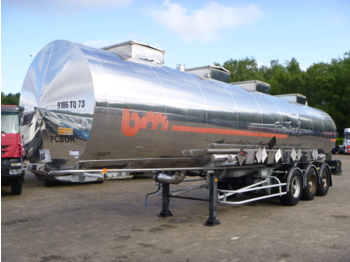 BSLT Chemical tank inox 33.6 m3 / 4 comp - Επικαθήμενο βυτίο