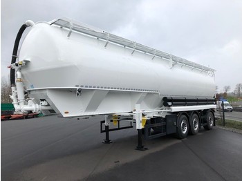 HEITLING 51 m3, 7 compartments animal food silo trailer - Επικαθήμενο βυτίο