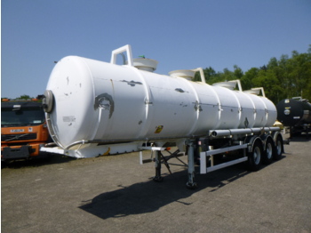 Maisonneuve Chemical ACID tank L4BN inox 24.4 m3 / 1 comp - Επικαθήμενο βυτίο
