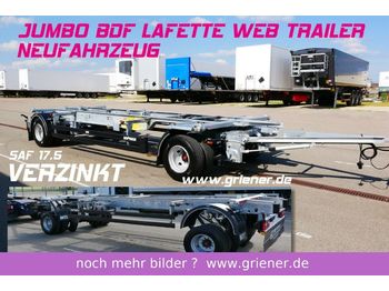 Web-Trailer JUMBO / MAXI BDF 7,15/7,45 LAFETTE 960 mm höhe  - Ρυμούλκα μεταφοράς εμπορευματοκιβωτίων/ Κινητό αμάξωμα