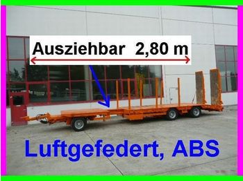 Müller-Mitteltal 3 Achs Tieflader  Anhänger 2,80 m ausziehbar - Ρυμούλκα με χαμηλό δάπεδο